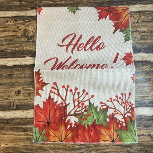 Fall garden flag Hello Welcome - Picture 5 of 8